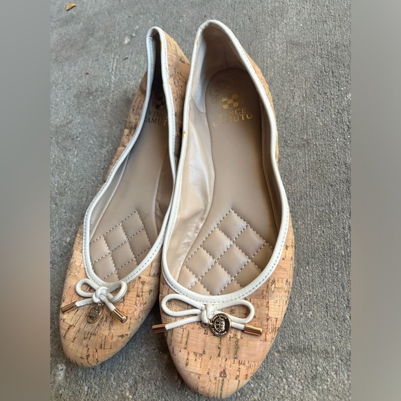 Vince Camuto Lunna Beige Tan Ballet Flat women’s size 8 / 38 - Picture 7 of 10